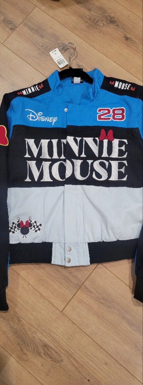 Disney Boxlunch Vintage Minnie Mouse Racing Jacket